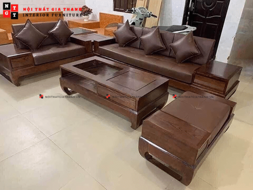 Sofa gỗ sồi SF-06