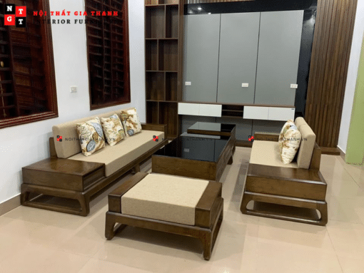 Sofa gỗ sồi SF-09