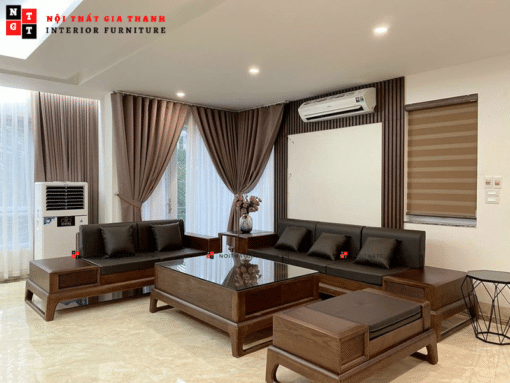 Sofa gỗ sồi SF-11