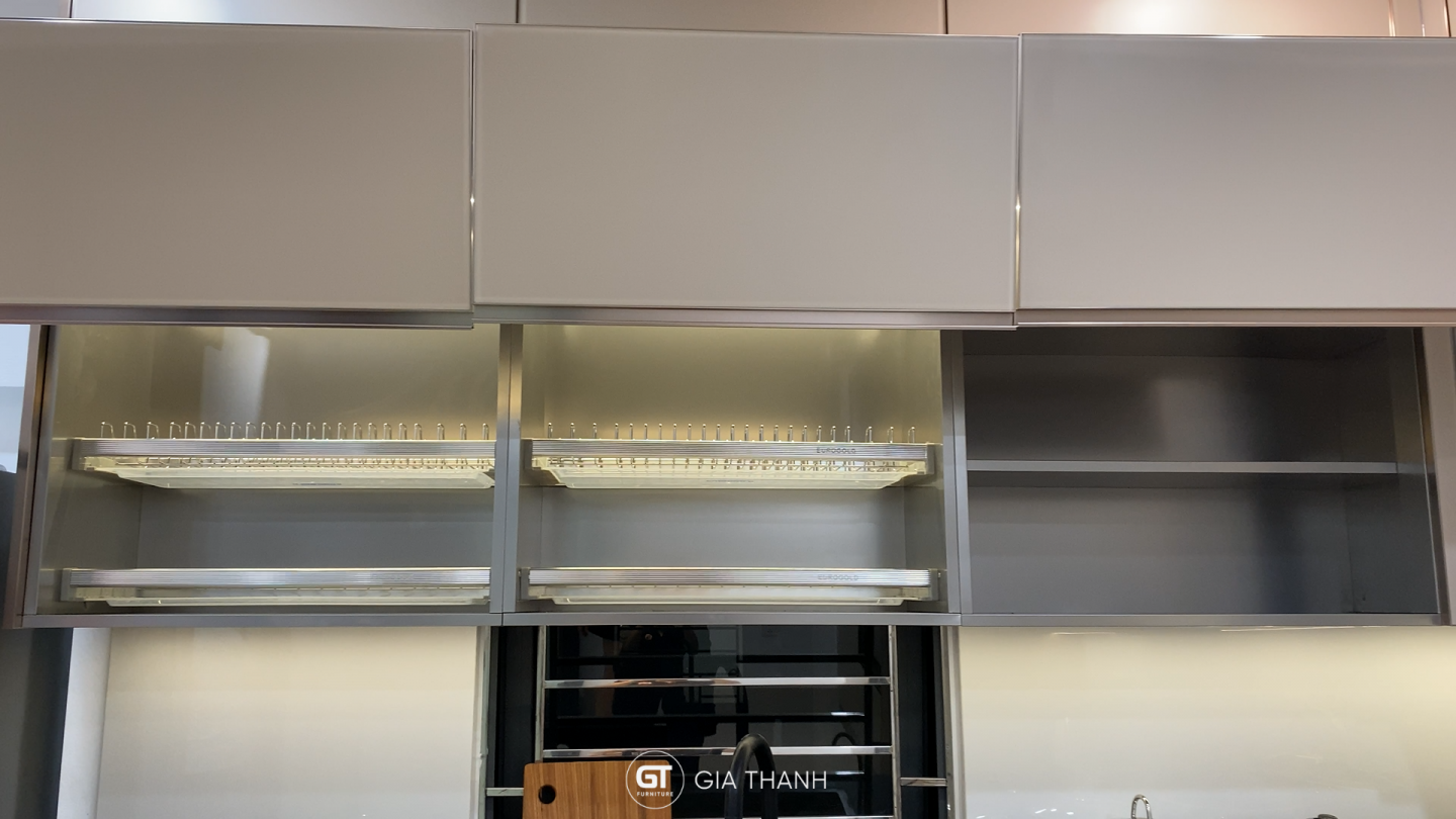 Tủ Bếp Inox Cánh Kính Nhám Châu Âu - KĐT Hạ Đình - Ảnh 5