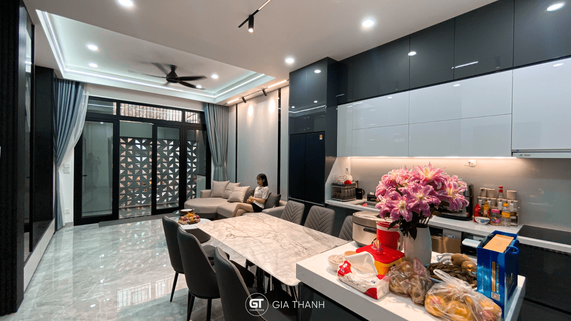 Phòng Khách Bếp Hiện Đại - Nhà Phố Thanh Trì 22 phong-khach-bep-hien-dai-nha-pho-thanh-tri (4)